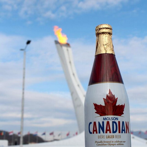 Molson налил канадским олимпийцам бесплатное пиво