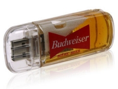 Высокотехнологичная «упаковка» для пива Budweiser на несколько гигабайт.