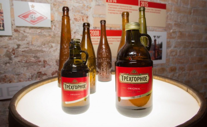 Пиво «Трехгорное» отмечает 140 летний юбилей уникальным дизайном